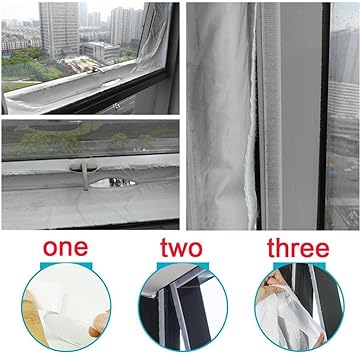 Mobile Klimaanlage Weichen Stoff Abgas Trockner Abdichtung Dampfen Und Die Fenster Der Siegel Tuch Klimaanlage Zubehor Amazon De Baumarkt