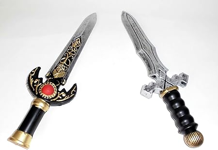 Amazon 短剣 チャクラ刀 短刀 エクスカリバー パイレーツ 強盗 海賊 忍者 洋剣 ダガー ２点セット 武器 33cm コスプレ 道具 撮影 トーガ テルマエ ロマエ ローマ風 ウレタン樹脂製 Ps11 コスプレ 仮装 通販