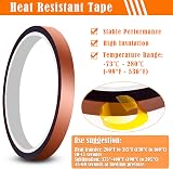 selizo Heat Tape and Teflon Sheets 12mm 260C 600F 2 Pack view 6
