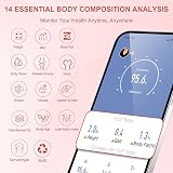 himaly Smart Body Fat Scales Digital BMI Muscle Mass Tracker view 2