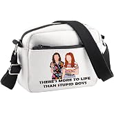 BDPWSS Scary Movie Merchandise Crossbody Bag There's More To Life Than Stupid Boys Horror TV Show Gift Scary Movie Fan Gift