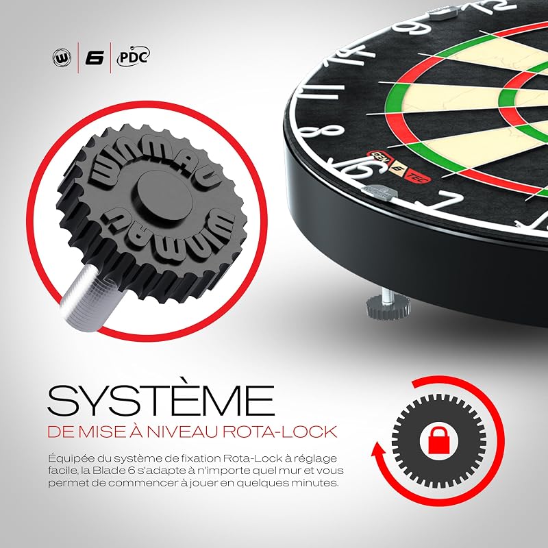 | Darts Blade 6 | Cible de Fléchettes Sisal Professionnelle