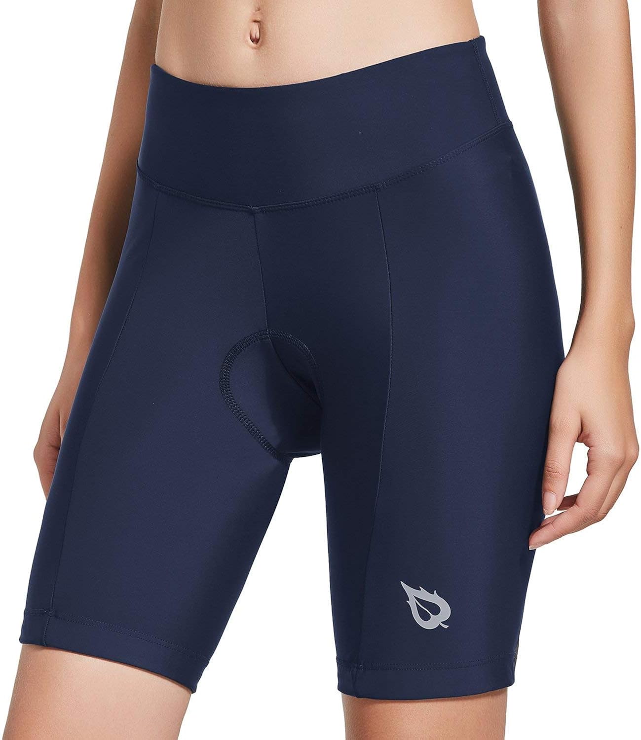 BALEAF Womens Bike Shorts with 3D Gel Padded Wide Waistband UPF 50+ for Cycling