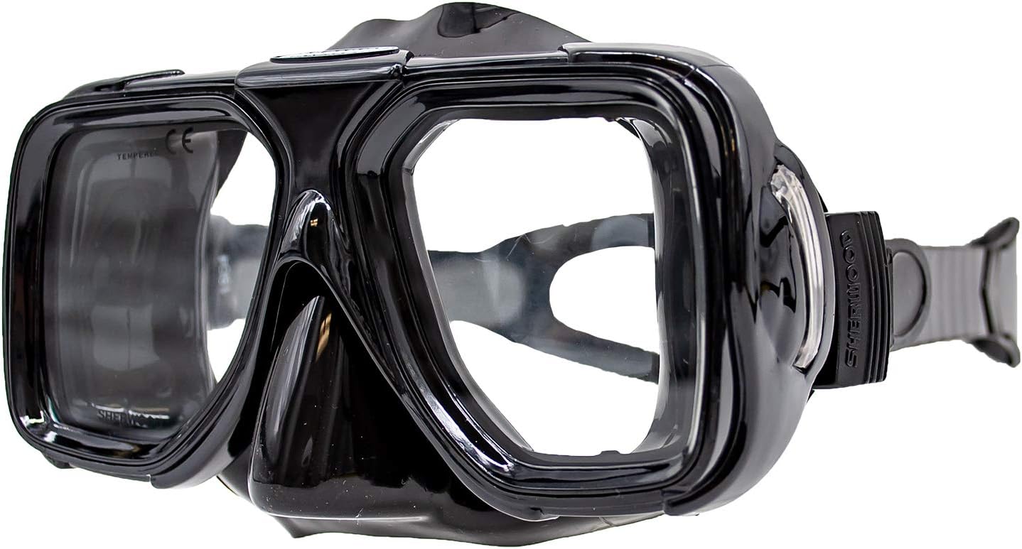 SHERWOOD SCUBA Magnum 2 mask with Available Corrective Lenses from -1.5 to -8.0