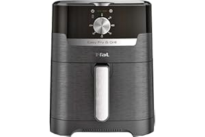 2-in-1 4.2L Easy Fry & Grill Air Fryer Air Fry & Grill Combo Low-Oil Cooking Adjustable Temperature & Timer Compact Counterto