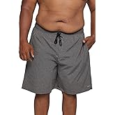HOdo Mens Big and Tall Swim Trunks 11 inch with Mesh Liner Bathing Suits Swim Shorts for Men Plus Size 2X-7X
