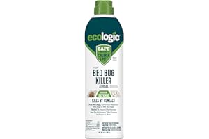 Ecologic Bed Bug Killer, Kills Bed Bugs & Bed Bug Eggs, Use on Mattresses, Bed Frames, Suitcases and More, Aerosol Spray, 14 fl Ounce