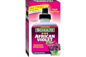 Schultz African Violet Plus Plant Food 8-14-9, 4 fl oz. 1061