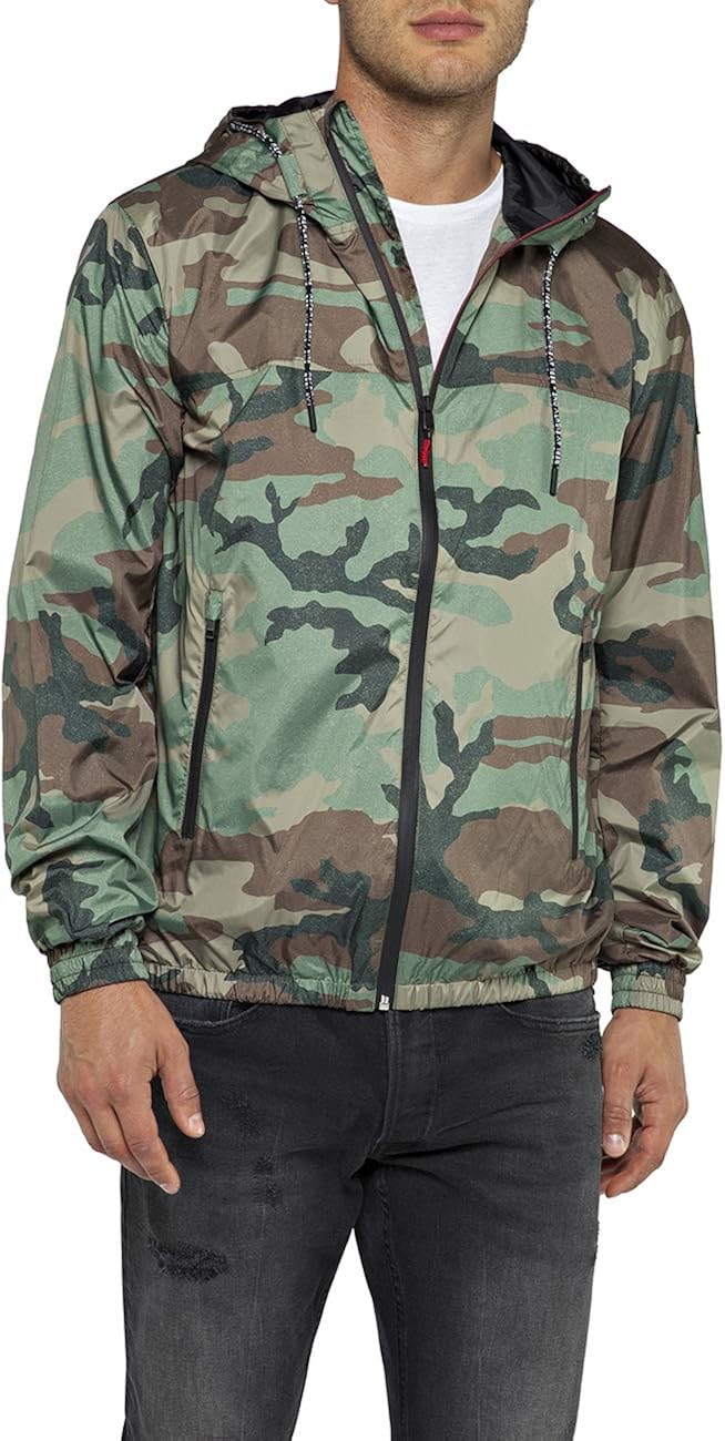 replay camo jacket