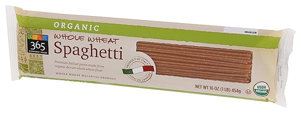 365 EVERYDAY VALUE, ORGANIC WHOLE WHEAT SPAGHETTI, 16 OUNCE