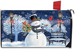 Briarwood Lane Snowman Holiday Cheer Christmas Mailbox Cover