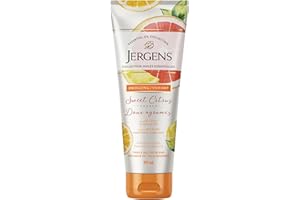 Jergens Energizing Sweet Citrus Triple Butter Blend Body Butter | ultra-hydrating blend of Shea, Cocoa, and Mango butters | w