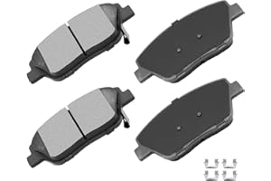 cciyu D1444 Front Ceramic Disc Brake Pads Kit For Hyundai Sonata 2011-2014,For Kia Optima 2011-2012 2015 4PCS