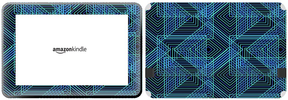 Get it Stick it SkinTabAmaFireHD89_42 Different Size Square Shape Design Skin for 8.9-Inch Amazon Kindle Fire HD
