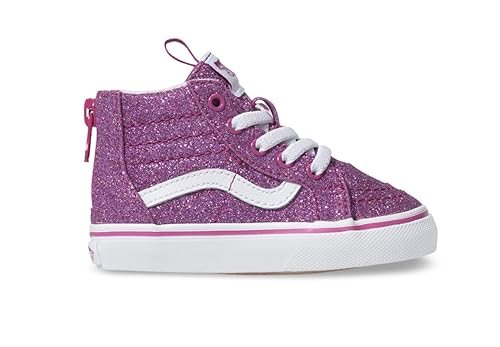pink and white high top vans