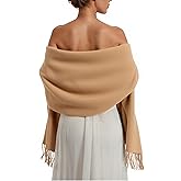 XuoAz Winter Scarf for Women Pashmina Shawl Wraps for Evening Dress Fall Winter Warm Large Blanket Scarves