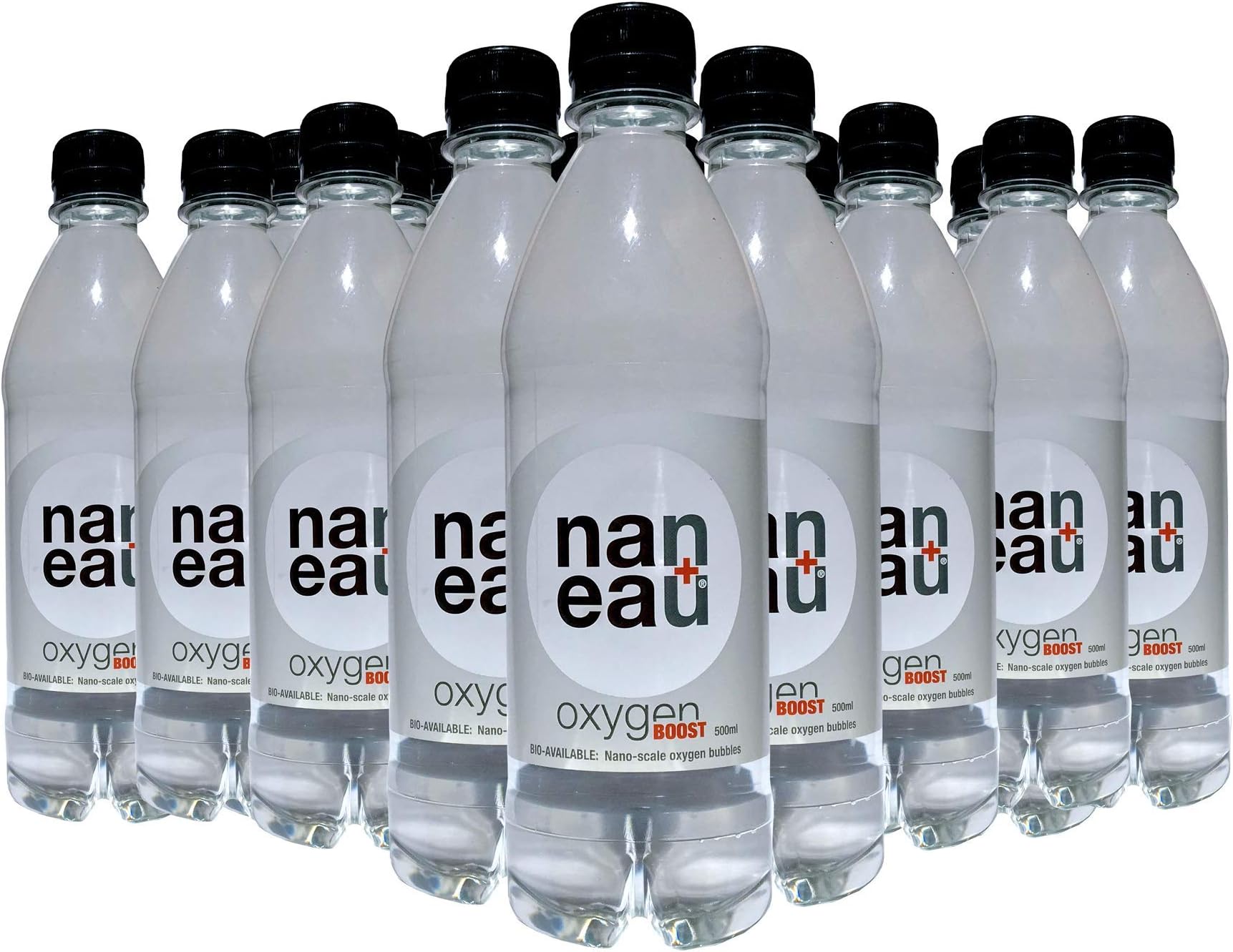 Oxygen Boost - Oxygen Water 500ml x 6 Bottles by Naneau Health (6 Bottle Pack)