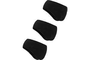 BBTO 3 Pcs Fleece Ear Warmers Muffs for Men Women Headband Ear Muffs Winter Covers for Cold Weather Running Cycling Ski
