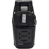 Diamondback Solo X Drill &amp; Driver Holster, Padded | Tuck-away retention strap - bit pockets &amp; slots - HypaLock grid &amp; D-ring tether - DX9 Tech fabric anti-abrasion back