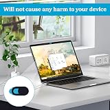 Qianeffort 24Pcs Black Laptop Camera Cover Slider Ultra Thin Webcam Privacy view 4