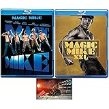 Magic Mike 1 One and Magic Mike XXL 2 Two Blu Ray Set with Bonus Movie Camera Art Card