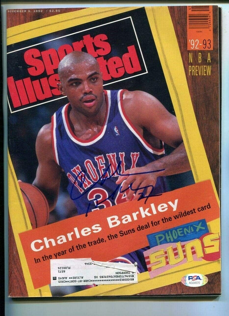 charles barkley signed basketball