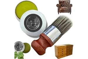 Gaukomzs Furniture Salve,Furniture Salve, Furniture Salve for Leather, Long-Lasting Hydration to Prevent Dryness and Cracking, for Leather, Wood, Furniture, Crafts