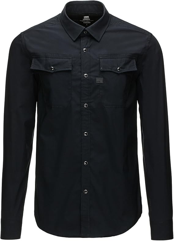 G-STAR RAW Men's Worker Utility Oversized Casual Shirt – Long Sleeve Button-Up With Flap Pockets - View #10