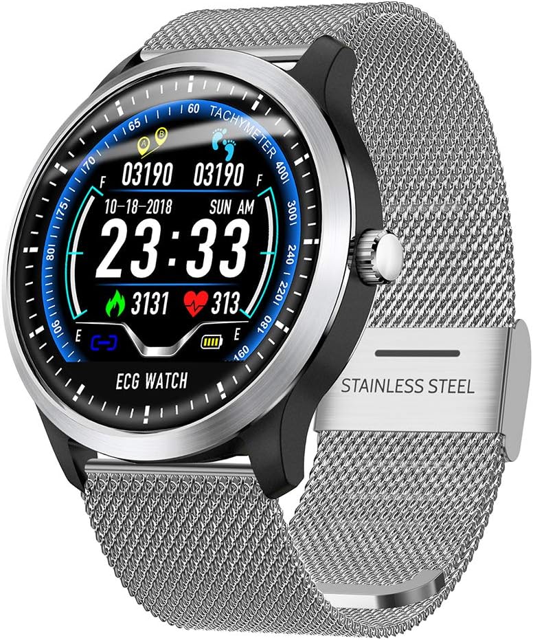 huijiaba N58 ECG PPG Smart Watch With Electrocardiograph Ecg Display Holter Ecg Heart Rate Monitor Blood Pressure Smartwatch
