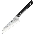 Kai PRO 5" Asian Multi Prep Knife, Hand Sharpened Japanese Boning Knife, Trimming Knife and Utility Knife, Japanese AUS6M Stainless Steel Blade, Full-Tang POM Handle, NSF Certified