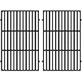 GGC 19.5" Grill Grates for Weber Genesis 300 Series, 7524/7528 Grill Parts Replacement for Weber E-310, E-320, E-330, S-310, S-320, S330, EP-310, EP-320, EP-330, 2 PCS Cast Iron Cooking Grid