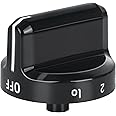 Upgrade 316564511 Stove Knobs Replacements, Only Compatible with Frigidaire Gas Range/Oven/Stove Knobs, Cooktop Burner Control Knob Replacement Part for AP4433359 (1 Pack)