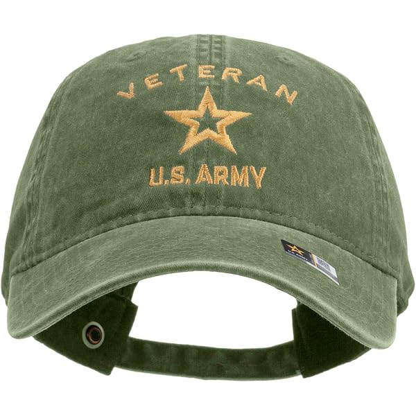e4Hats.com Poppy Flower We Remember Embroidered Cap - Brown  display picture 3
