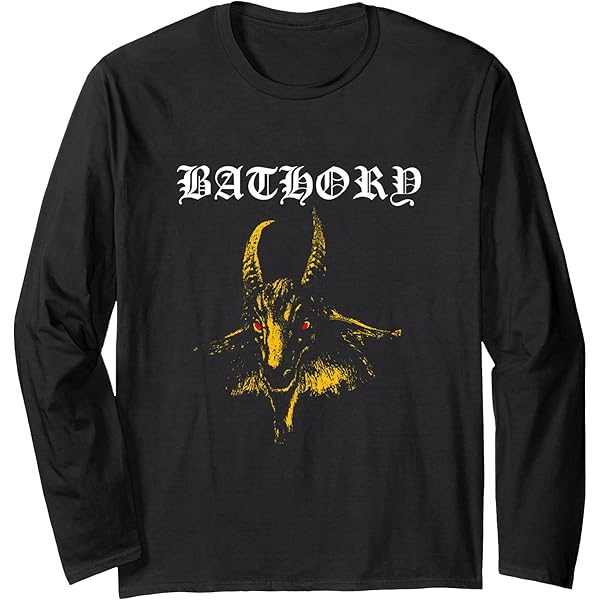 Amazon.com: Bathory Men's White Goat Long Sleeve T-Shirt XL