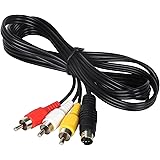 Digiflex 4 Pin S Video to 3 RCA TV Male Cable Lead For Laptop PC