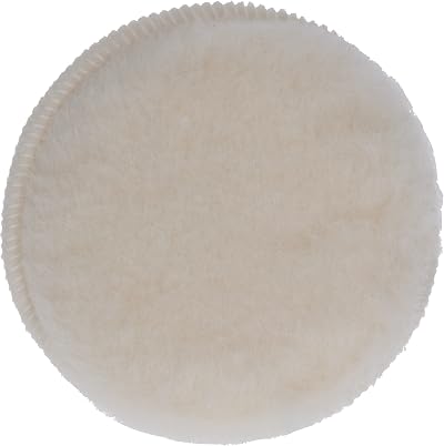 Bosch Lambswool Polishing Hood 125mm Hook Loop for Random Orbit Sanders