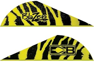 Bohning Blazer Tiger Archery Vane (100-Pack), Yellow