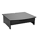 Rolodex 82430 Wood Tones Monitor Stand, 15W x 13D x 5H, Black