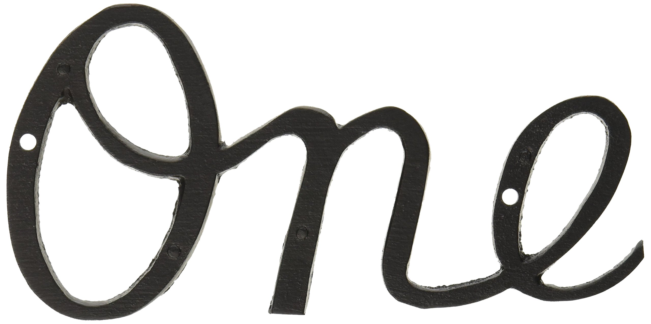 Montague Metal Products Small Script House Number, One Black