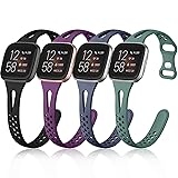 Odbeai Soft Silicone Replacement Wristbands, Slim