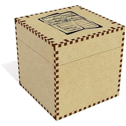 Azeeda Grande Nevera Abierta Joyería Caja (JB00045396): Amazon ...