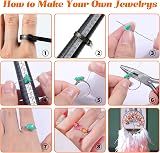 HONGTEYA 801 Pcs Crystal Jewellery Making Kit with Beads & Accessories view 4