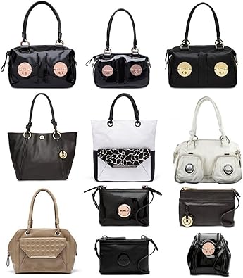 mimco patent leather bag