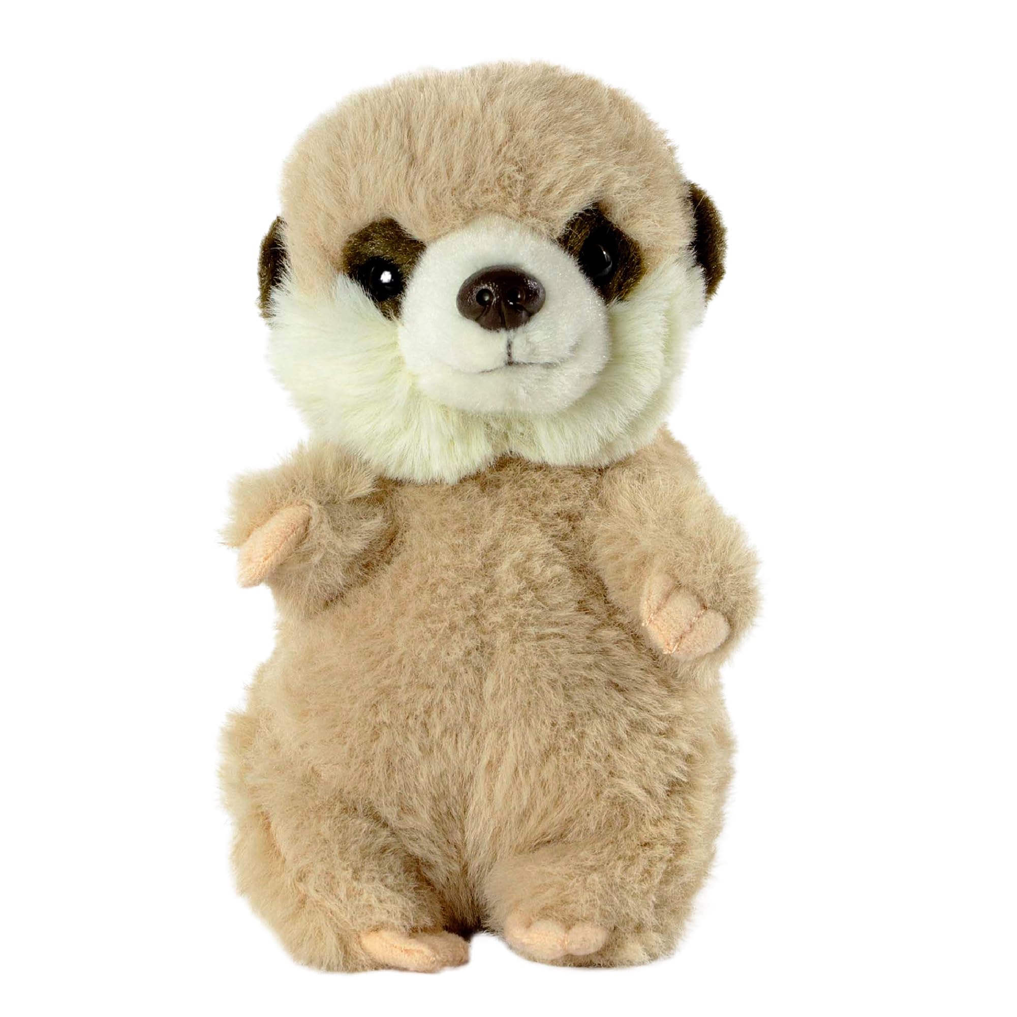Living Nature Baby Meerkat Stuffed Animal Plush Toy | Fluffy and Cuddly Safari Animal | Soft Toy Gift for Newborns And Babies | Naturli Eco-Friendly