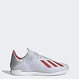 adidas Men's X 19.3 Indoor Soccer Shoe, Silver