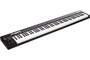 Alesis Q88 MKII - 88 Key USB MIDI Keyboard Controller with Full Size Velocity Sensitive Semi-Weighted Keys and Music Producti