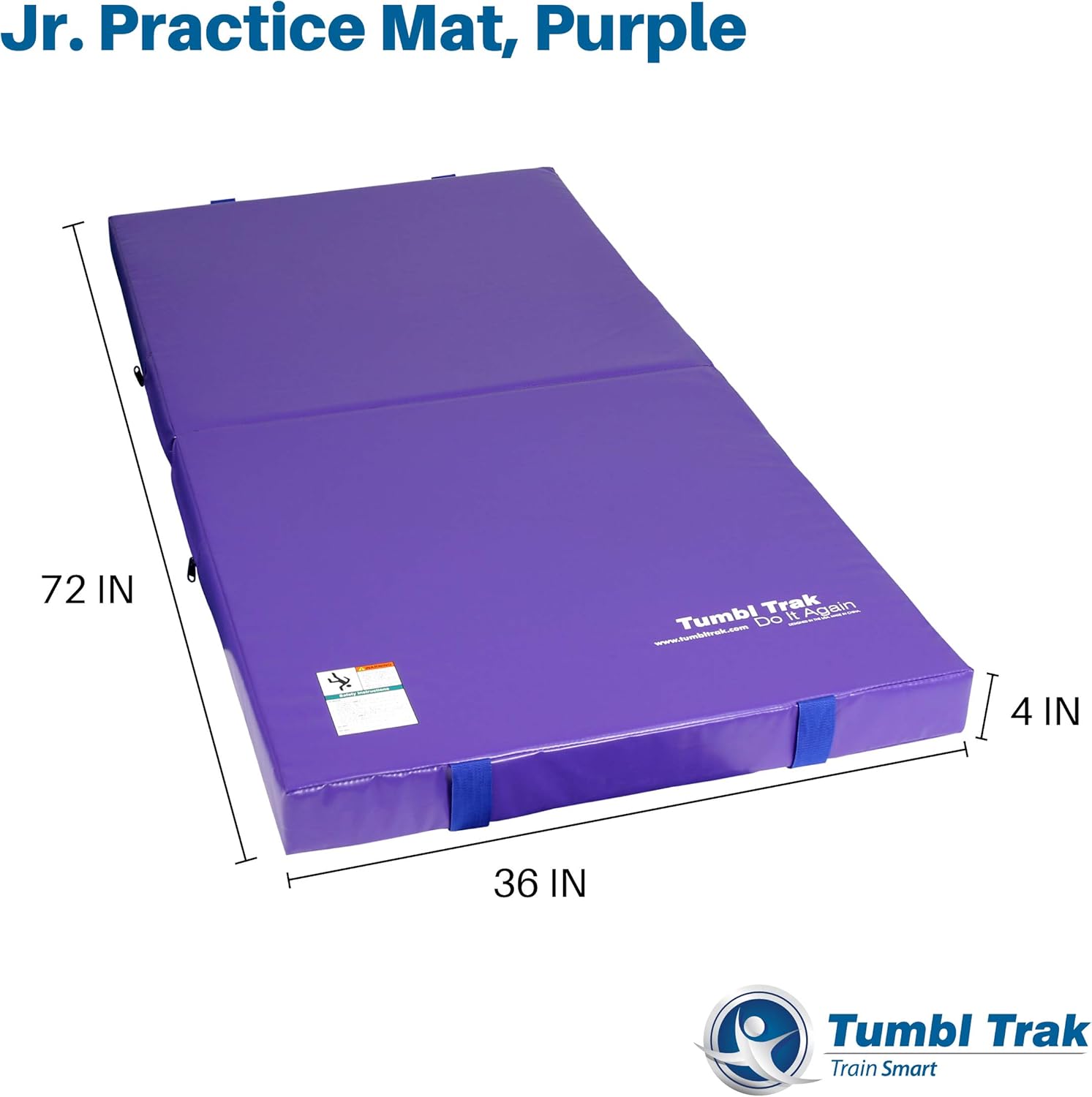 Tumbl Trak Junior Practice Mat, Royal Blue : Gymnastics Tumbling Mats : Sports & Outdoors