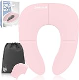 Jool Baby Folding Travel Potty Seat for Girls, Fits Round & Oval Toilets