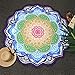 Mandala Roundies，Cozime Gypsy Polyester Tablecloth Beach Towel Beach Throw, Indian Mandala Tapestry, Yoga Mat, Picnic Mat, Table throw Table Cover (Tassel)