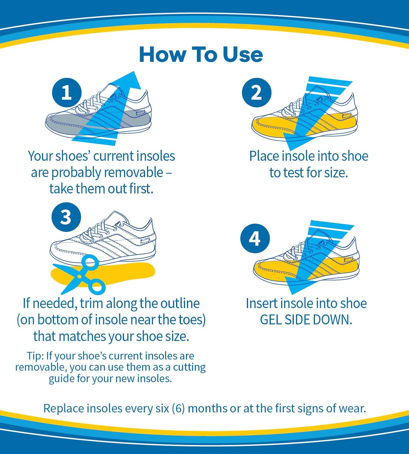 Dr. Scholl's HEEL CUSHIONS with Massaging Gel Advanced // All-Day Shock Absorption and Cushioning to Relieve Heel Discomfort (for Men's 8-13, also available for Women's 6-10): Health & Personal Care